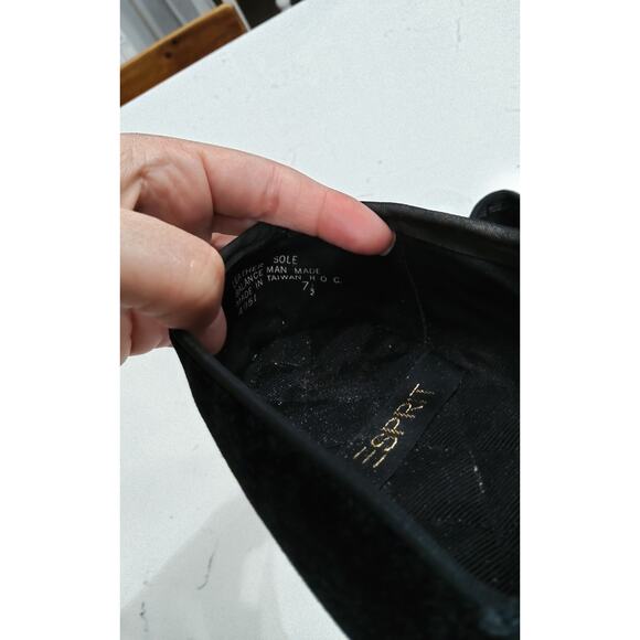 Esprit velvet luxury loafers size 7.5 womens rare slip on Witchy whimsygoth - Picture 5 of 6